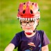 фото шлема Crazy Safety Chinese Dragon 2017 Red на голове у мальчика спереди