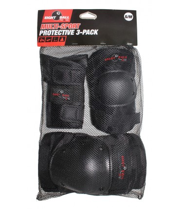 Комплект защиты Eight Ball Black S/M (5+/8+) | Купить, цена, отзывы