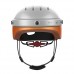 фото шлема с камерой Airwheel C5 White&Orange спереди