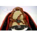 Фото кожаного сиденья с ремнями электромобиля Mercedes-Benz CLA45 A777AA Red