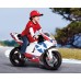 Фото электромотоцикла Peg-Perego Ducati GP 24V White с пассажиром 