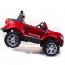 Электромобиль River Toys NEW Ford Ranger 4WD Red вид сбоку с ручкой