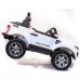 Электромобиль River Toys NEW Ford Ranger 4WD White вид сбоку с ручкой