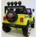 Электромобиль River Toys Jeep T008TT Green вид сзади