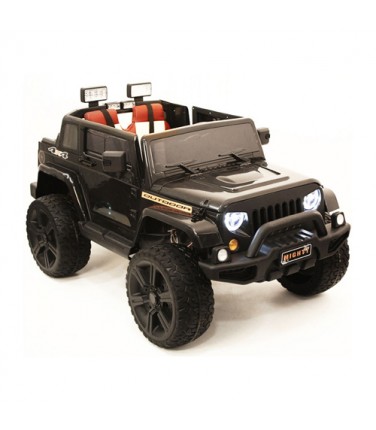 Электромобиль River Toys Jeep Wrangler O999OO 4x4 Black  | Купить, цена, отзывы