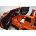 Электромобиль River Toys Jeep Wrangler O999OO 4x4 Orange вид в кабине