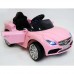 фото детского электромобиля RiverToys Mercedes O333OO Pink сбоку