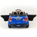 фото детского электромобиля RiverToys Mini Cooper C111CC Blue сзади