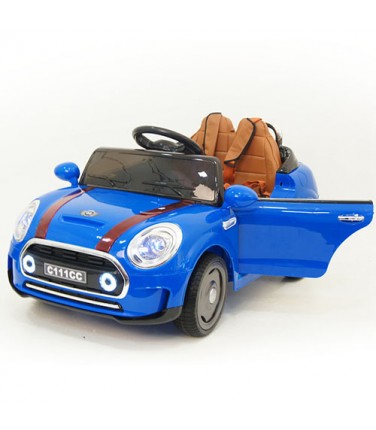 Детский электромобиль RiverToys Mini Cooper C111CC Blue | Купить, цена, отзывы