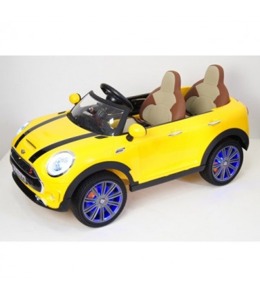 Электромобиль River Toys MiniCooper A222AA Yellow  | Купить, цена, отзывы