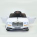 фото детского электромобиля RiverToys RollsRoyce C333CC White спереди