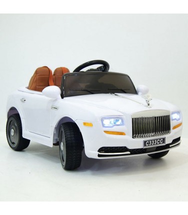 Детский электромобиль RiverToys  RollsRoyce C333CC White | Купить, цена, отзывы
