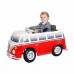 Электромобиль Volkswagen W 487 Red с ребёнком
