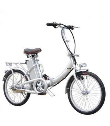 Электровелосипед Ecobahn 604 Li серебристый | Купить, цена, отзывы