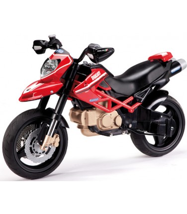 Электромотоцикл Peg-Perego Ducati Hypermotard красный | Купить, цена, отзывы