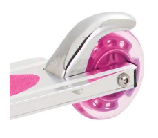 фото заднего колеса детского самоката Razor A Light Up Pink