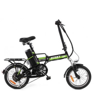 Электровелосипед Wellness Husky 350 зеленый | Купить, цена, отзывы
